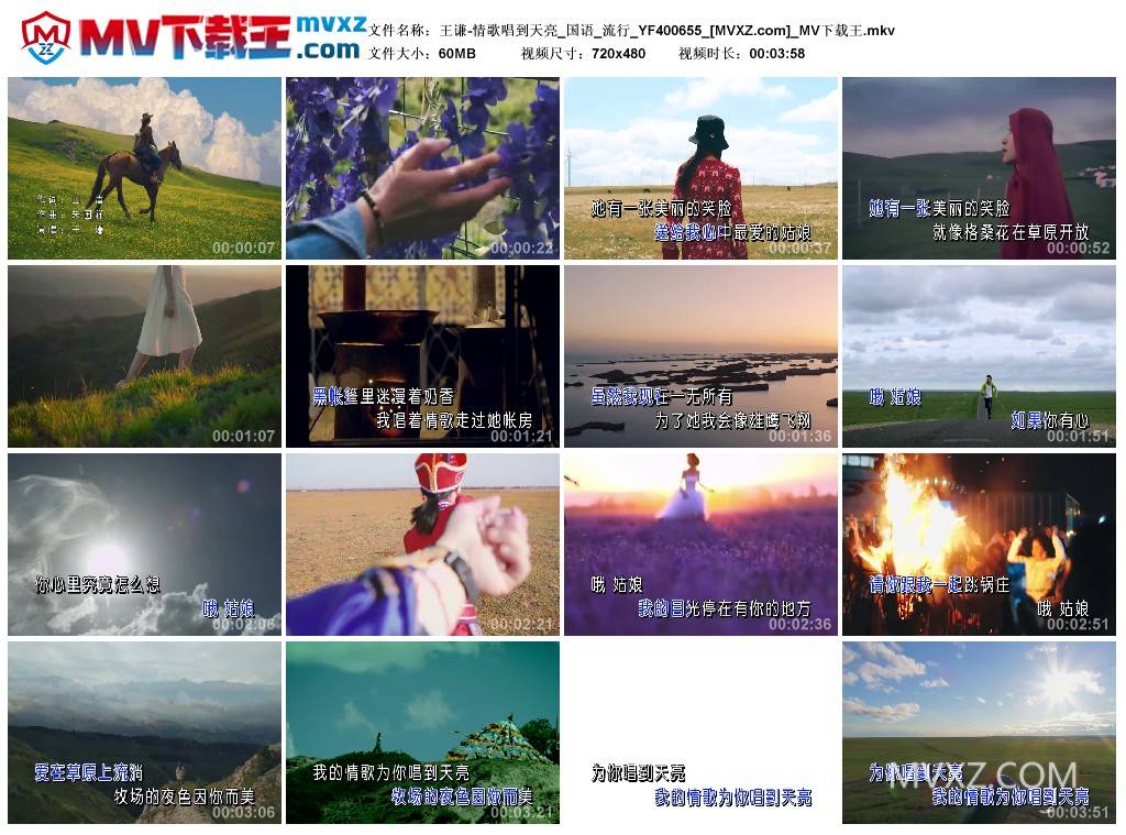 王谦-情歌唱到天亮_国语_流行_YF400655